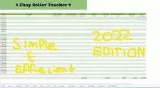 eBay Sales, Purchases, Profit & Loss, Accounts Excel Spreadsheet (2022 Edition)