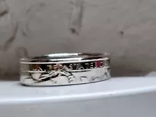 Coin Ring Made From A US Dated Quarter " 2022 D " Hand Crafted