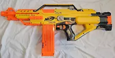 NERF Stampede ECS N-Strike FULLY Automatic Blaster Gun. TESTED WORKING 18 clip