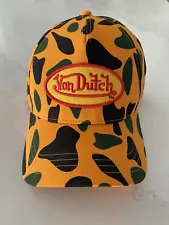 Von Dutch Exclusive Orange Camo Trucker Hat 242