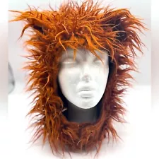 Adult Lion Mane Halloween Costume Headpiece Hat Cosplay Theater