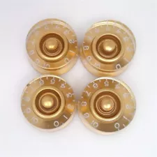 True Custom Shop® GOLD Speed Knob Set for Gibson USA Les Paul Epiphone