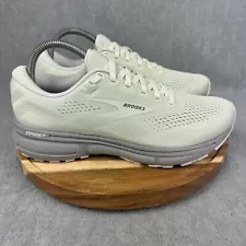 Brooks Ghost 15 Shoes Womens Size 8.5 Gray Cream Dope Dyeing Sneakers Running