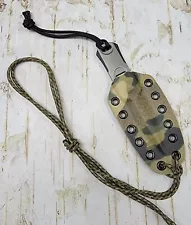 HAND MADE KYDEX SHEATH for We OSS DAGGER 2017D, NECK CARRY. WE001