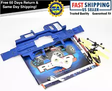 Fits Traxxas Nitro Revo 3.3 CHASSIS 6061 T-6 aluminum blue anodized Plate 30mm