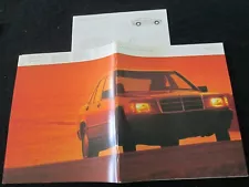 1987 Mercedes 190-class Brochure 190 E 190D 190E 2.3-16 Pre AMG Sales Catalog