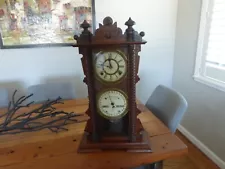 Antique 1893 Waterbury No. 40 Perpetual Calendar Clock Running Well