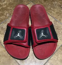 Nike Air Jordan Slides Men’s Hydro 2013 Red Black Solarsoft Comfort Sandal 12 46