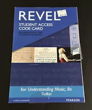 Revel Access Code For Understanding Music by Jeremy Yudkin 8th Edition