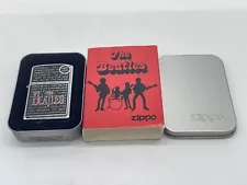 2006 ZIPPO 20592 The Beatles Song List Street Chrome Lighter MINT IN BOX SEALED