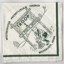 Troop 1 Waterloo, Iowa Westminster Presbyterian Church Neckerchief [NC-3756]