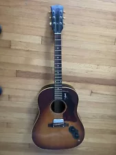 Gibson Acoustic Guitar, Vintage, With Pick Up