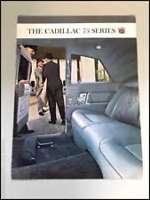 1965 Cadillac 75 Fleetwood Seventy Five Series Vintage Car Sales Brochure Folder