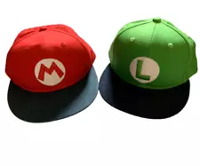 USJ Limited Super Nintendo World Mario and Luigi Cap Hat Red Green Japan