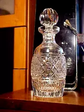 Vintage Waterford Ireland Crystal 10 1/4" CASTLETOWN Pattern Bar Liquor Decanter