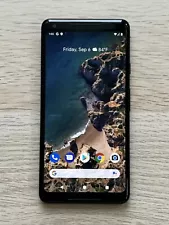 EXCELLENT GOOGLE PIXEL 2 XL 64GB BLACK VERIZON TMOBILE UNLOCKED ANDROID