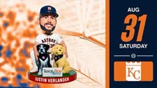 Houston Astros Justin Verlander & Dogs Bobblehead Pre-Sale 08/31