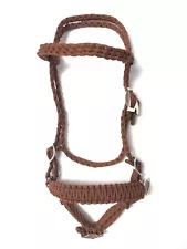 Pony Bitless Bridle Pony Side Pull Hackamore Pony Tack Brown