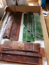 3 Lbs. Vintage Used Stained Glass Pcs.