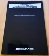 MERCEDES-BENZ AMG S-CLASS accessories car sales brochure. UK prospekt