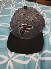 Hat Cap NFL Atlanta Falcons New Era 9Fifty Snapback Gray Black Georgia OSFM