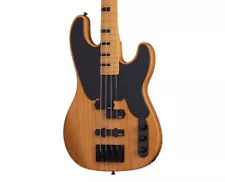 Schecter Model-T Session Bass Guitar - Aged Natural Satin - B-Stock