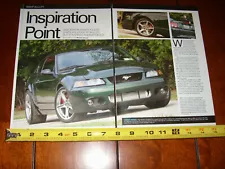 2001 MUSTANG BULLITT ORIGINAL 2011 ARTICLE