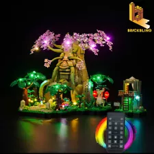 LED Light Set for LEGO The Legend of Zelda Great Deku Tree 2-in-1 77092 (Remote)