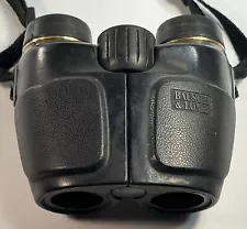 Bausch & Lomb Binoculars Compact Work Great Black W/ Neck Strap Nice Clean