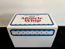 Vintage Miracle Whip Recipe Box