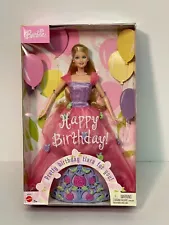 BARBIE - HAPPY BIRTHDAY - with TIARA for the birthday girl - NRFB