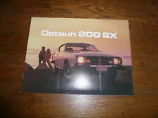 Datsun 200 SX Sales Brochure - Vintage