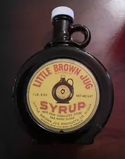 Vintage Little Brown Jug Syrup Jug