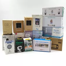 Assorted Single Room Security, Web, and Video Cameras for Consumer Use Lot of 16