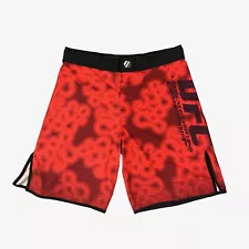 UFC Fight Shorts Mens 36 Red Electric Blaze Training MMA Training BJJ Stretch