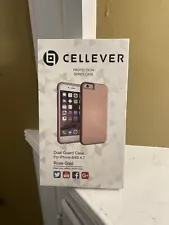 Cellever Dual Guard Case for iPhone 6/6S 4.7 Rose Gold Sealed