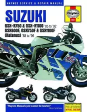 Suzuki GSX-R750 & GSX-R1100, GSX600F, GSX750F & GSX1100F (Katanas) (86 - 96) by