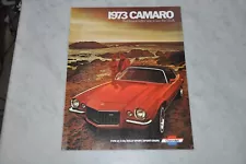 1973 Chevrolet Camaro New Old Original Car Sales Brochure Catalog Z28 Rally