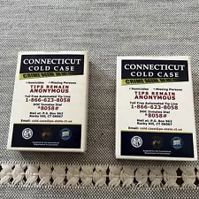 Connecticut Cold Case Playing Cards 1ST Edition Unsolved CT Poker 2