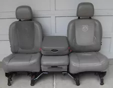 DODGE HEMI Ram 1500 2500 3500 OEM LEATHER ELECTRIC SEATS 2002-2008 w/ REAR SEAT