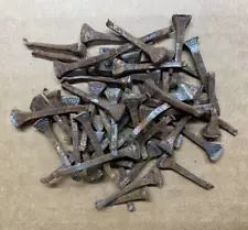 Lot of 50 Used Horseshoe Nails - Arts Crafts Supply