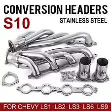 Swap S10 Conversion Headers for Chevy LS1 LS2 LS3 LS6 LS9 LS V8 Engines 6.0 5.3