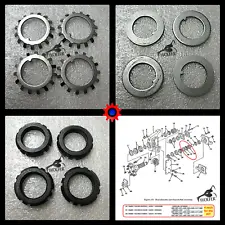 *4 Kits* Nut Locking Geared Knuckle Hubs ; Mil. Hummer ; 5745692-NLK-4