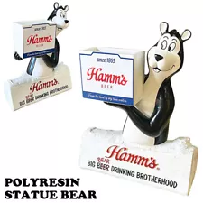 Hamm's BEAR Polyresin statue figure Resin Statue Series Object Case From Japan