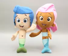 Bubble Guppies Gil and Molly - Lot of 2 Plush Dolls 8"