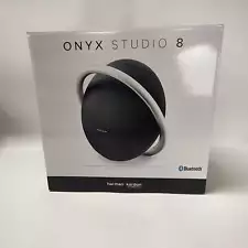 New Harmon Kardon Onyx Studio 8 Portable Bluetooth Speaker Gray