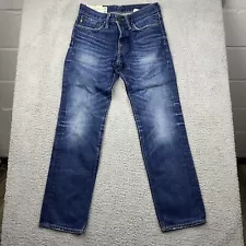 Abercrombie Fitch Straight Cut Jeans Blue Size 28x30 (Measures 28x29) Button Fly