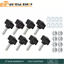 For Jeep Wrangler YJ TJ JKUniversal Easy On Off Hard Top Fasteners Nuts Bolts