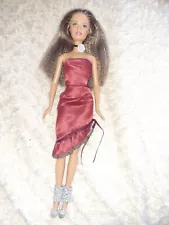 2005 Barbie Fashion Fever Drew Styles H0915 Doll - Ethnic Brown Hair