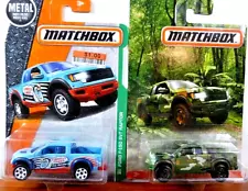 Matchbox Ford F-150 SVT Raptor Diecast Car Lot of 2: Color/Wheel Variations NIP